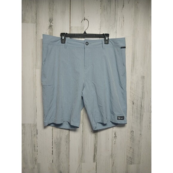 Pelagic Deep Sea Hybrid ShortsMens 40 Fishing Blue Performance Outdoors - Picture 1 of 6